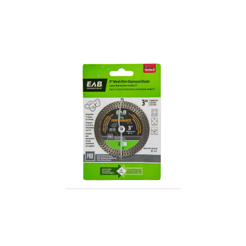3'' EXCHANGE-A-BLADE  3130052 Mesh Rim Porcelain Tile Professional Diamond Blade Recyclable