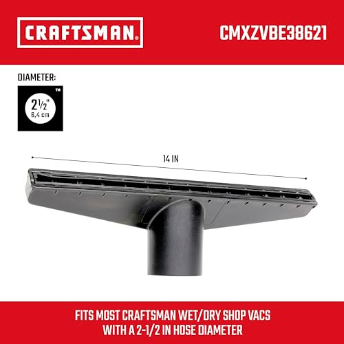 CRAFTSMAN CMXZVBE38621 2-1/2 in. Wet Nozzle Wet Dry Vac Attachment