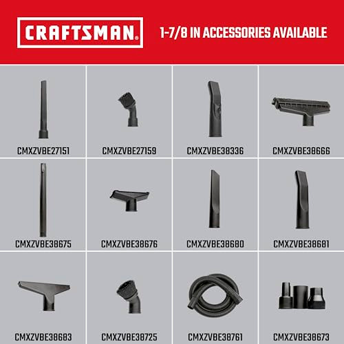 CRAFTSMAN CMXZVBE38666 1-7/8 in. Floor Brush Wet Dry Vac Attachment