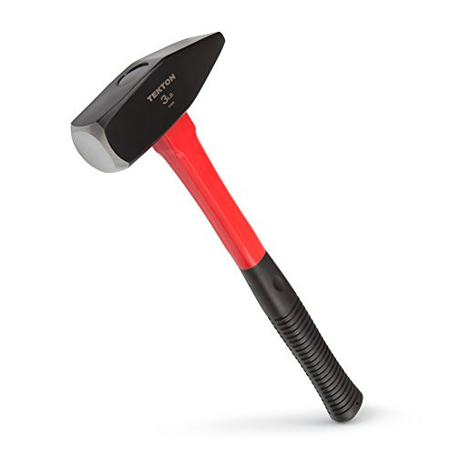 TEKTON 31303  Jacketed Fiberglass Cross Pein Hammer, 3-Pound