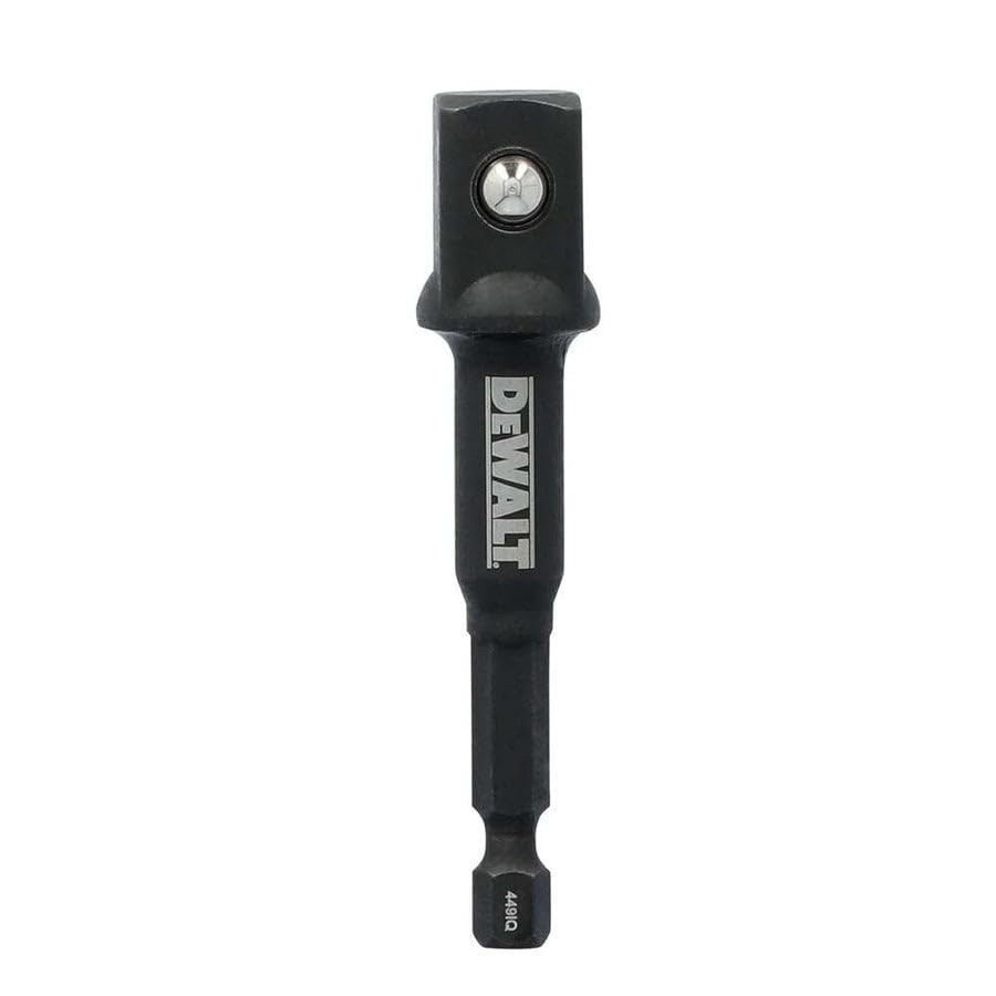 Dewalt DWAFE12ADPT 0.5 in. Socket Adapter for Converting 0.25 in. Hex Drivers to 0.5 in. Square Drive