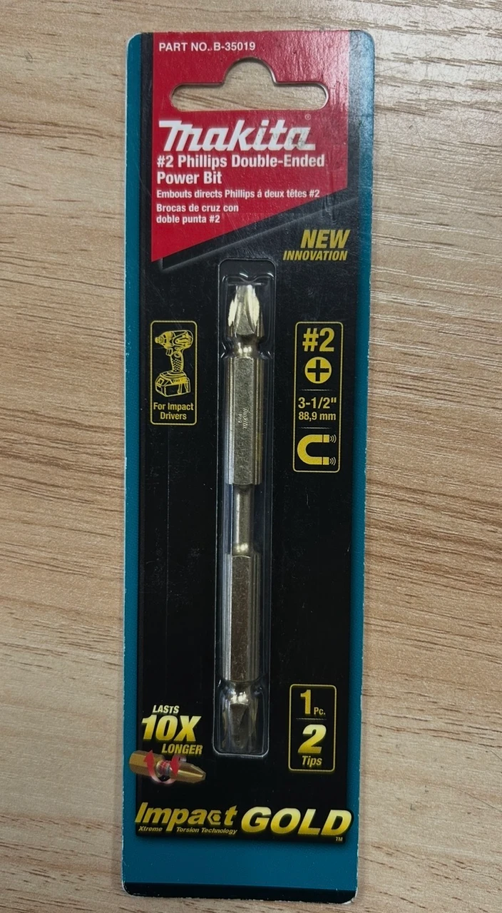 Makita B-35019 #2 Phillips Double-End Power Bit