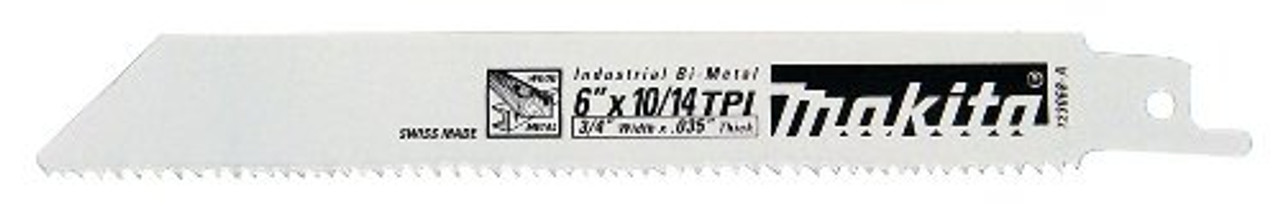 Makita 723068-A-5 6-Inch 10/14-TPI All Purpose Reciprocating Saw Blade