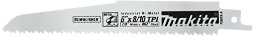 Makita 3-Pack 723075-A-3 6-Inch 8/10-TPI Demolition Reciprocating Saw Blade