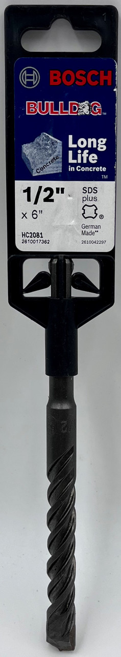 Bosch HC2081 SDS-plus S4, 1/2" x 4" x 6" Hammer Carbide Bit