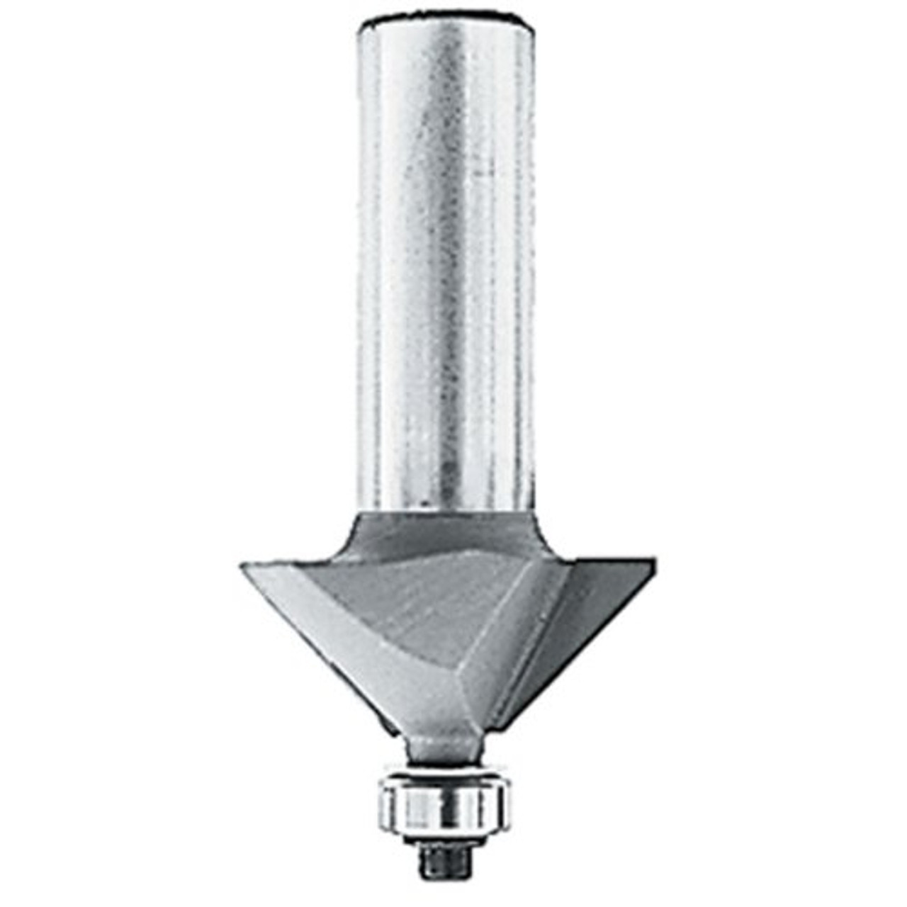 Makita 733124-4A 45 Degree Chamfering 2 Cutting Flutes, 1/4-Inch Shank Carbide Tip Router Bit