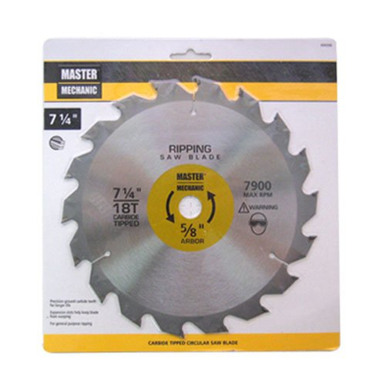 Master Mechanic 694396 MM 7-1/4 x 18T Circular Saw Blade