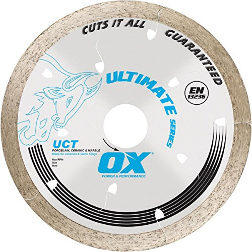 OX OX-UCT-10 Ultimate Cuts All Tiles 10-Inch Diamond Blade, 7/8-Inch-5/8-Inch Bore