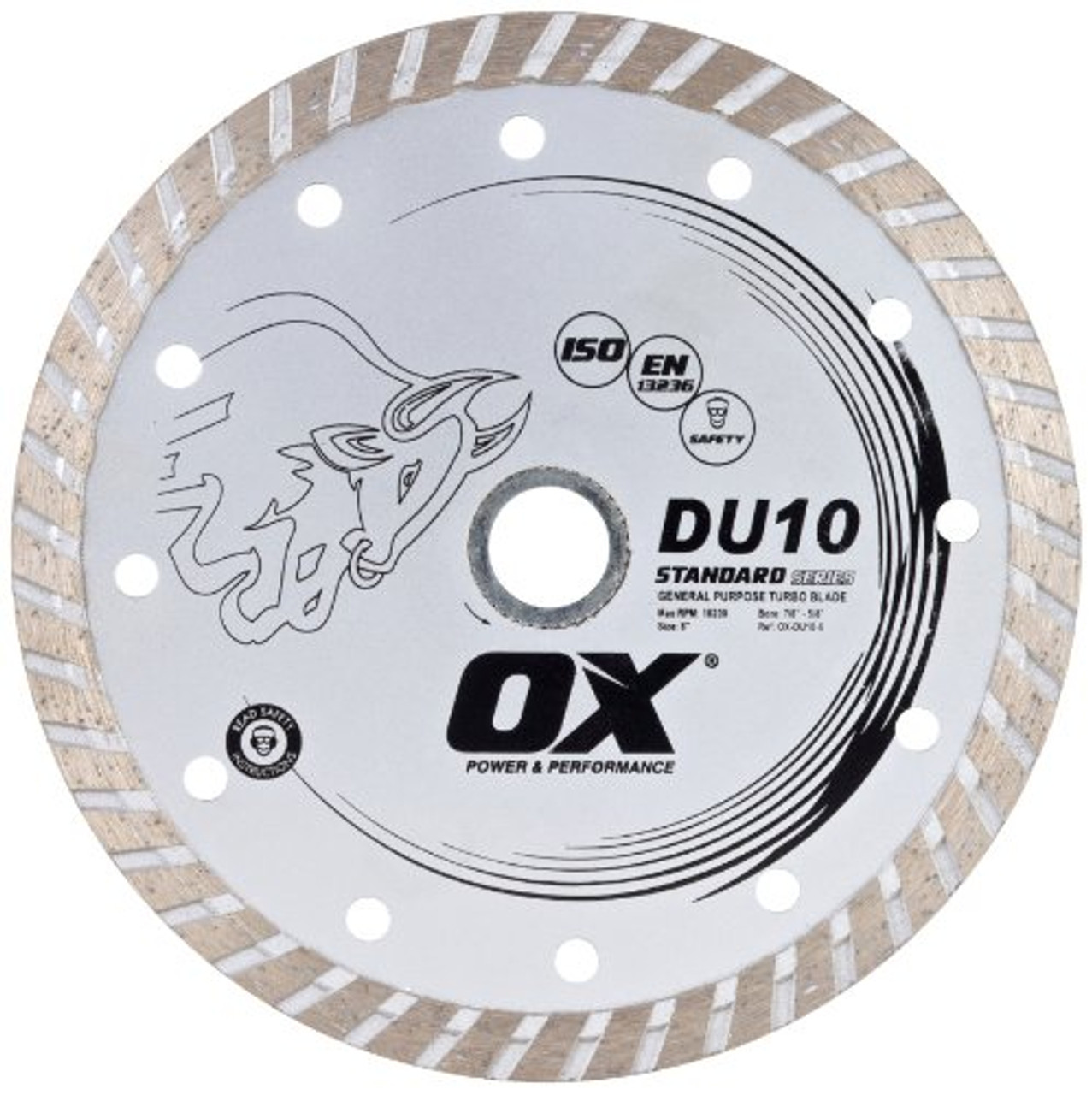 OX OX-DU10-7 Standard General Purpose Turbo 7-Inch Diamond Blade