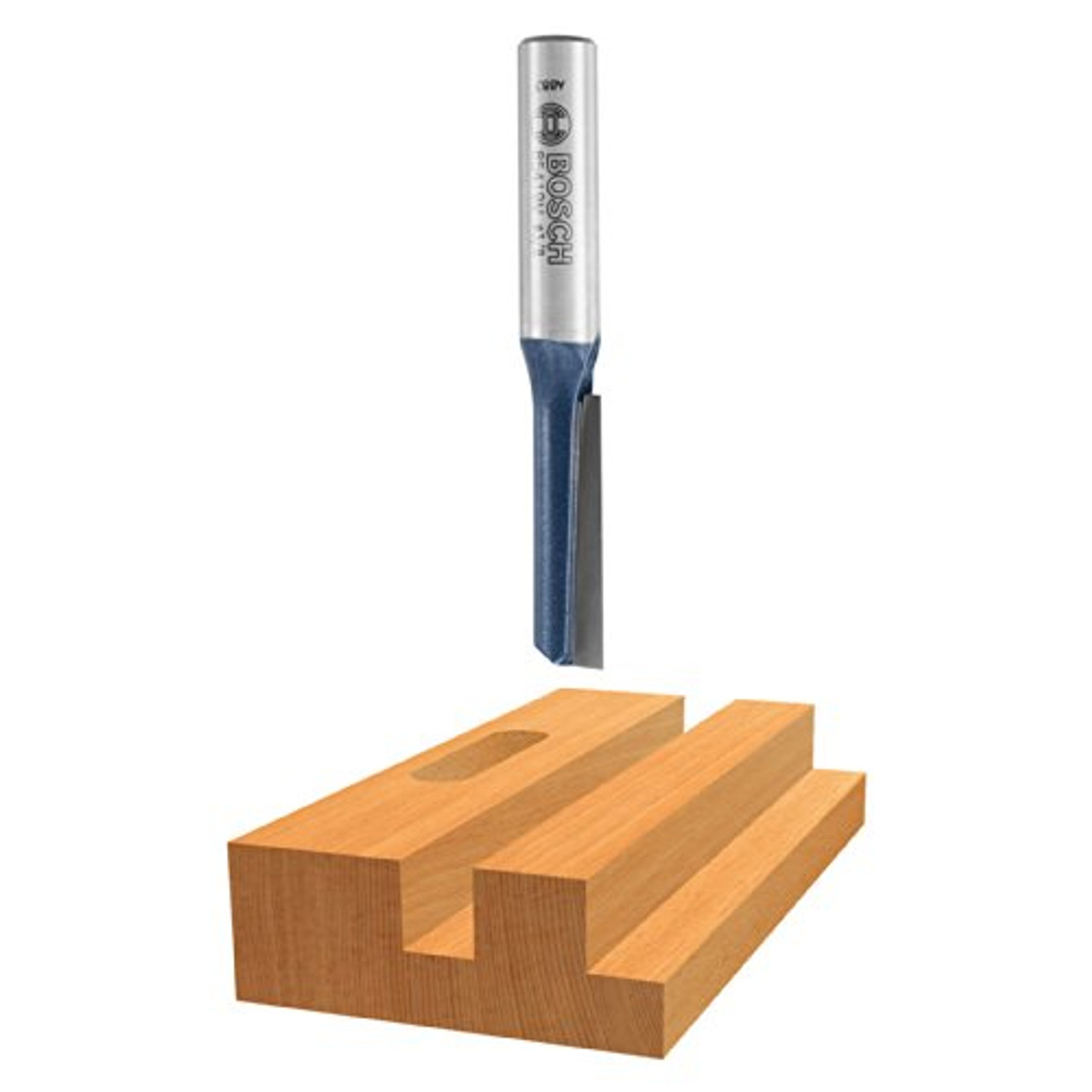 Bosch 85264M 1/2 In. x 2 In. Carbide Tipped 1-Flute Straight Bit