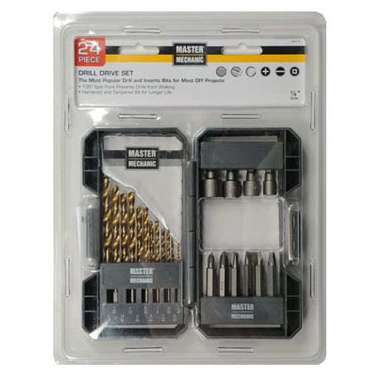MASTER MECHANIC 647372 MM24PC Drill/Driver Set,
