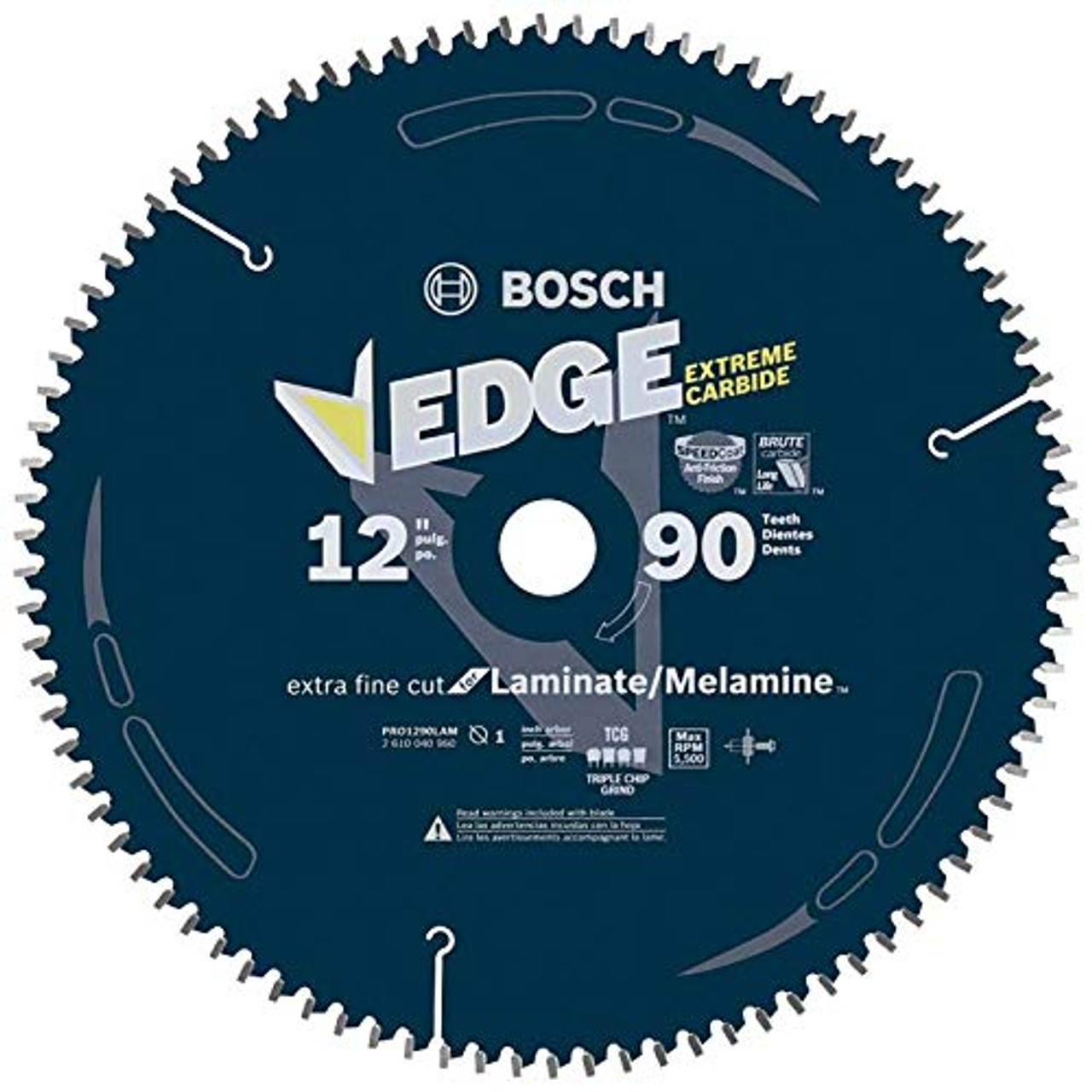 Bosch PRO1290LAM 12 In. 90 Tooth Laminate Cutting Circular Saw Blade