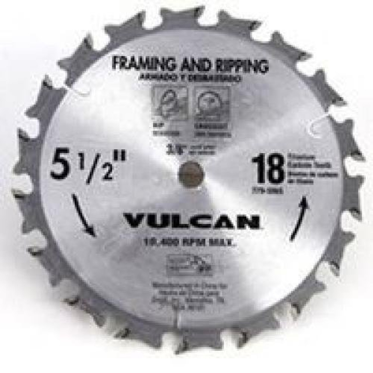 VULCAN 409031OR Blade Carbide Fast Cut, 18 x 5-1/2