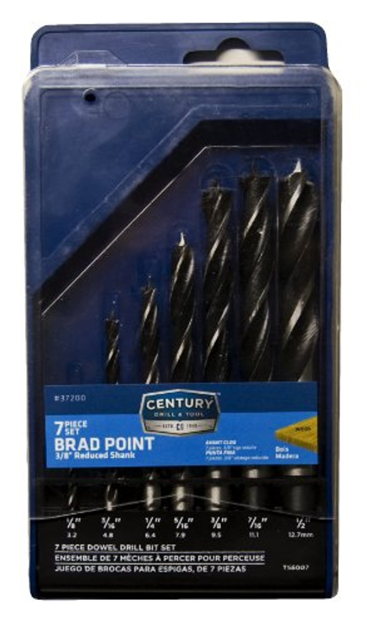 Brad point wood drill bit set sale