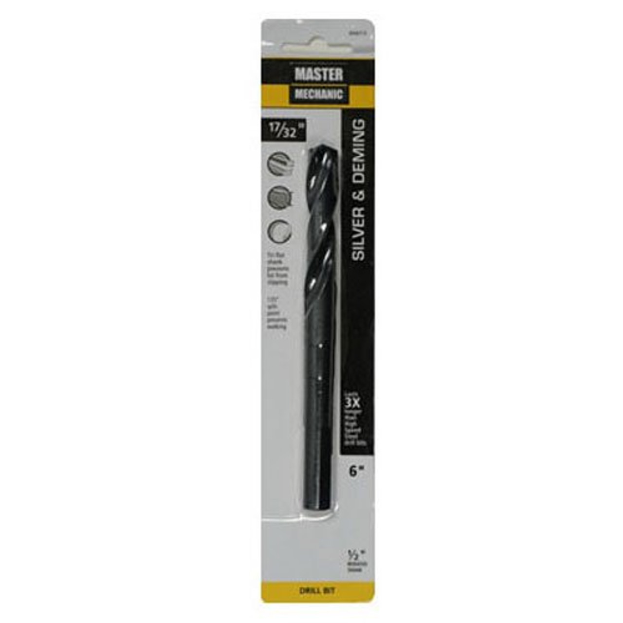 Master Mechanic 694213 17/32" x 6" Silver and Demming Bit