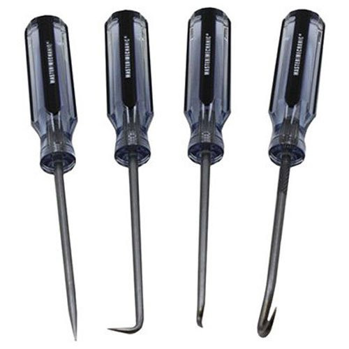 Master Mechanic 82061 Precision Hook/Pic Set, 4-Piece