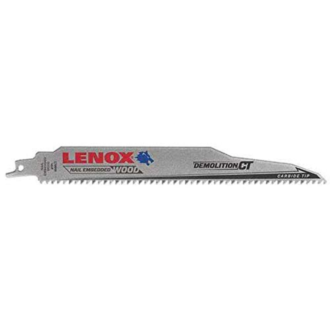 Lenox 1832144 Heavy Duty 9" - 6 TPI 956RCT Carbide Tipped Wood Cutting Reciprocating Saw Blade - 5 Pack