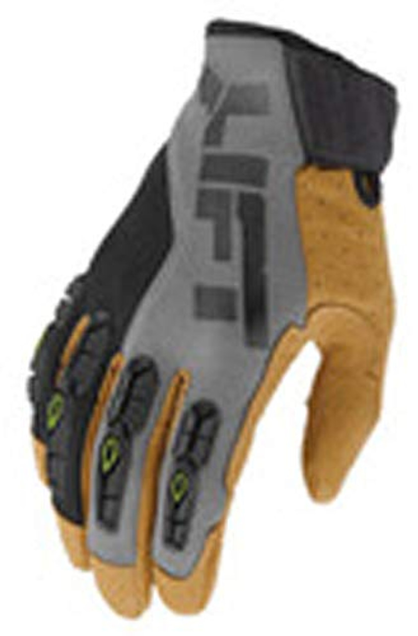 Lift Safety GHR-17YBRL Handler Glove, Grey, Large