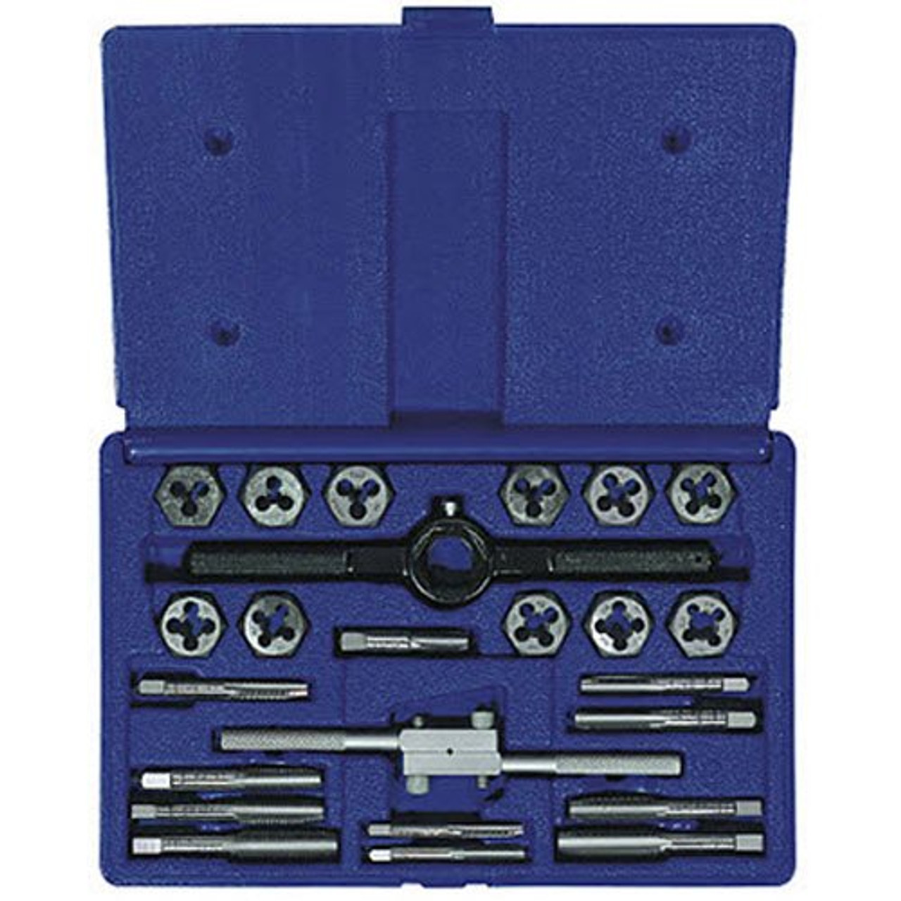 Irwin Industrial Tools 24614 Fractional Tap and Hex Die Set, 24-Piece Irwin Industrial Tools 24614 Fractional Tap and Hex Die Set, 24-Piece
