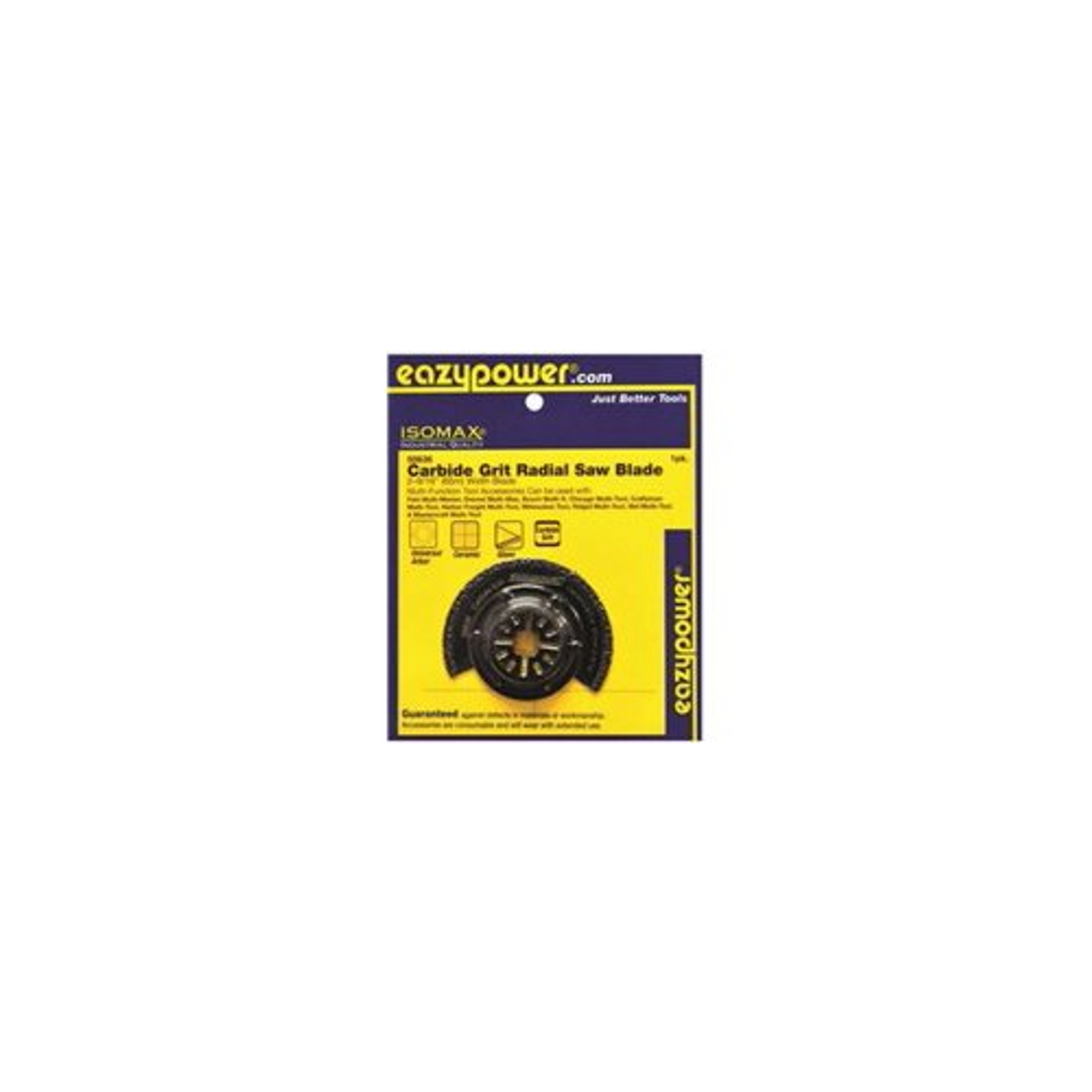 EAZYPOWER ISOMAX CARBIDE GRIT RADIAL SAW BLADE 2-9/16"" 50636