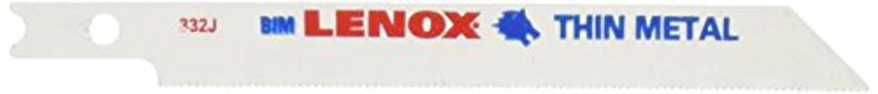 Lenox Tools 20609BT332J U-Shank Bi-Metal Thin Metal Cutting Jig Saw Blade, 3-5/8-Inch x 3/8-Inch x 32 TPI, 2-Pack