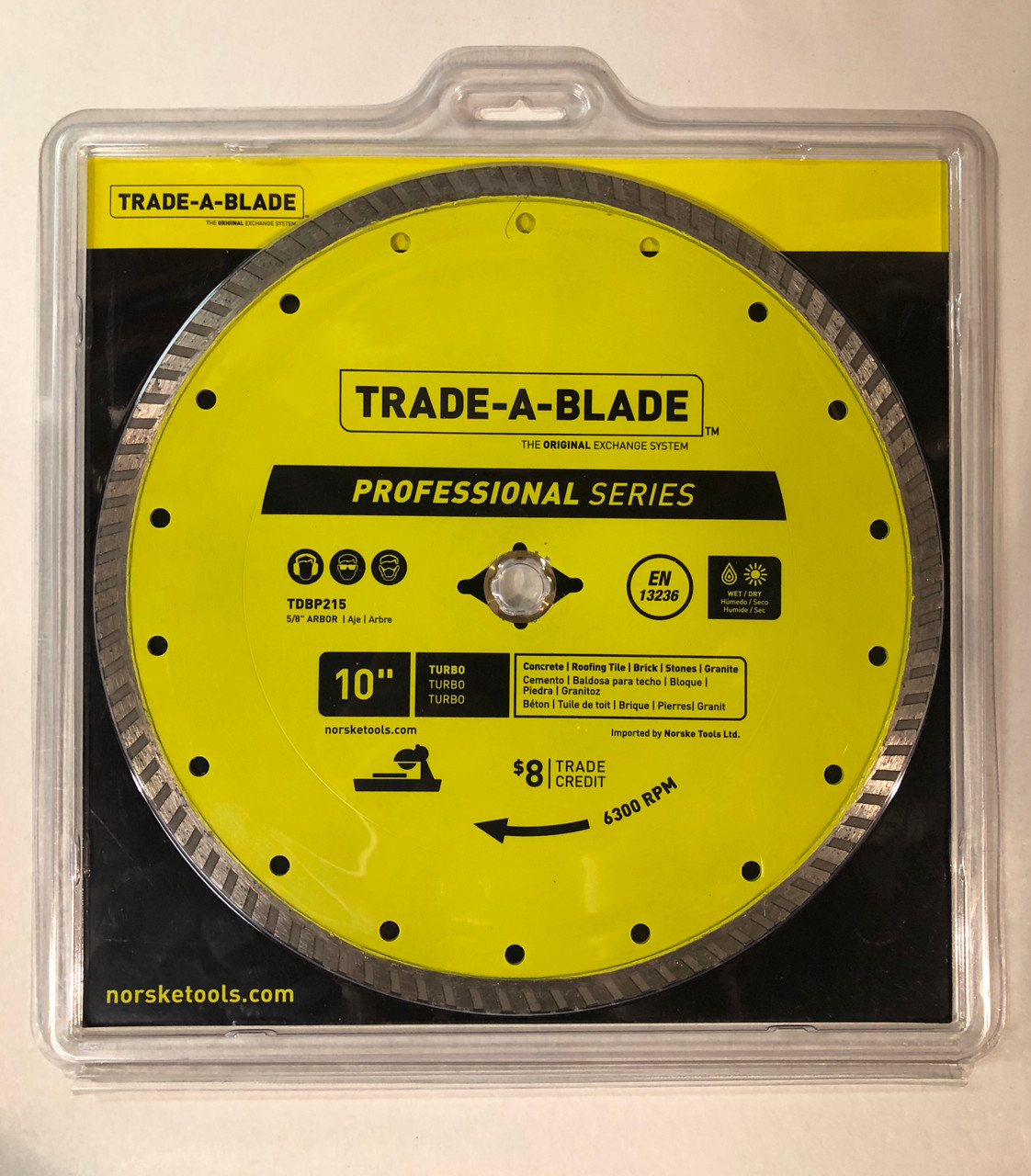 Trade-A-Blade 10"" Turbo Rim Circular Saw Blade