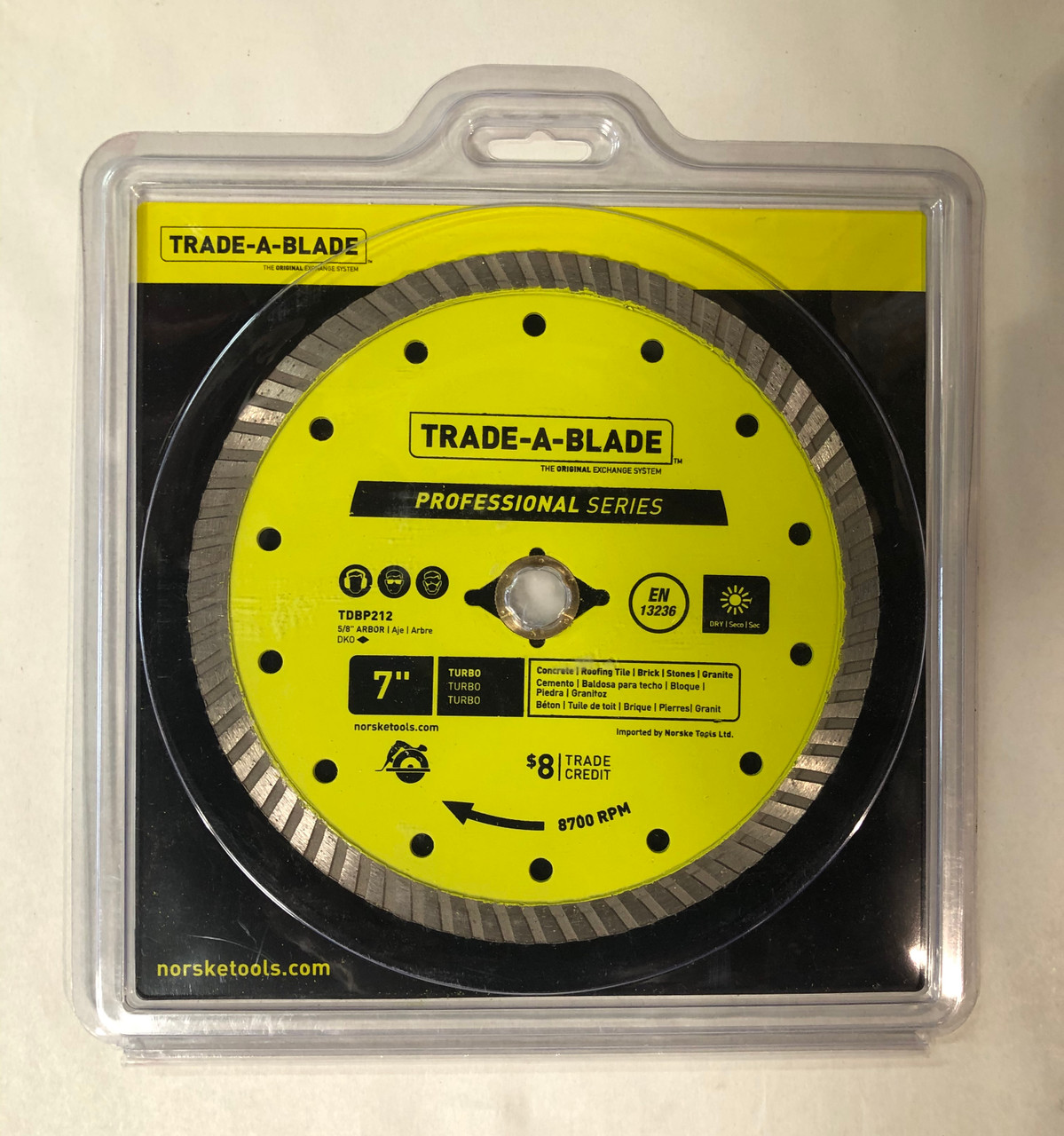 Trade-A-Blade 7"" Turbo Rim Circular Saw Blade