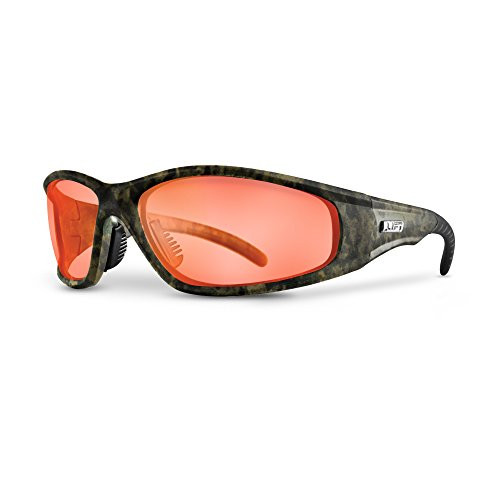 LIFT Safety ESR-12CFAB Strobe Safety Glasses, Camo Frame/Amber Lens