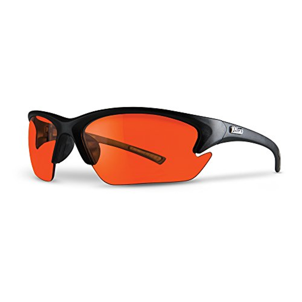 LIFT Safety EQT-12KAB Quest Safety Glasses, Black Frame/Amber Lens