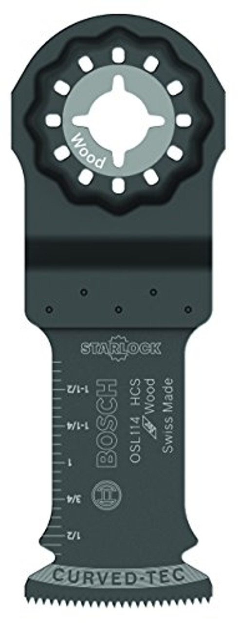 Bosch OSL114 Starlock Oscillating Multi Tool High-Carbon Steel Plunge Cut Blade, 1-1/4"