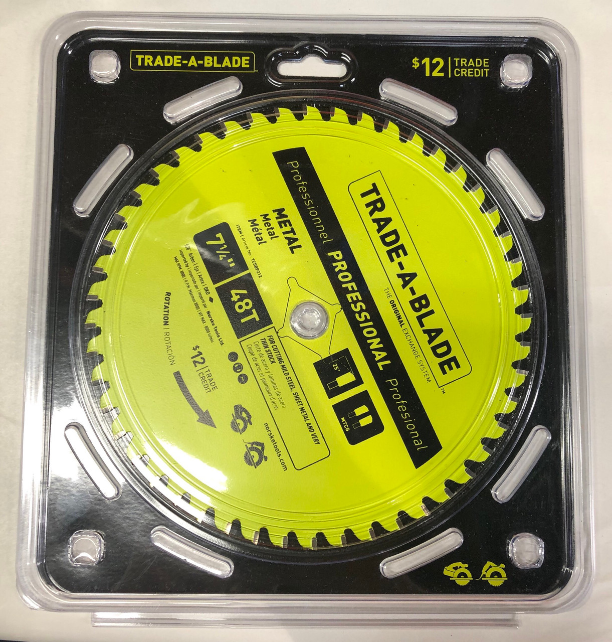Trade-A-Blade Professional Circular Saw Blade 7-1/4" 48T