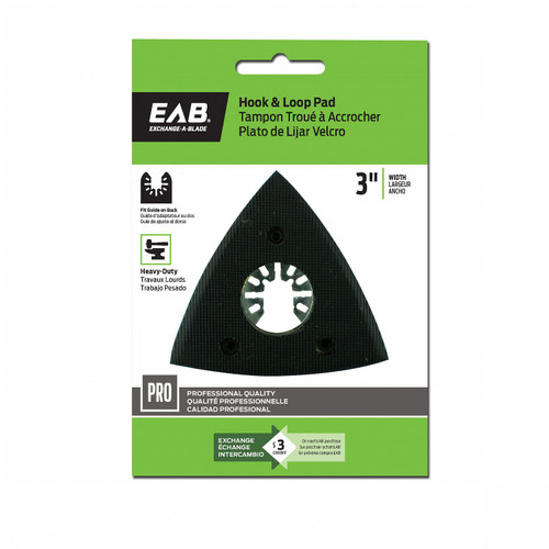 Exchange-A-Blade 1070122 Hook & Loop Pad, 3"