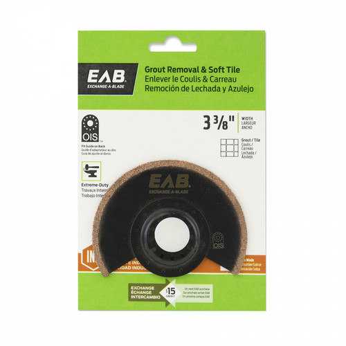 Exchange-A-Blade 1070392 Grout Removal/Tile Cutting 30-Grit Blade, 3-3/8"