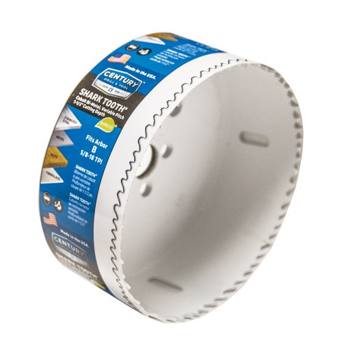 Century Drill and Tool 05066 4-1/8-Inch Shark Hole Saw Eco