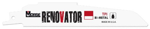 MK Morse Renovator RBR962811T03 Bimetal Recip Blade 9-Inch X.062 8/11TPI, 3-Pack