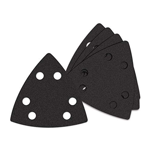 Imperial Blades IBOTSPH80-5 One Fit Oscillating Triangle Sandpaper 80 Coarse Grit, 5PC