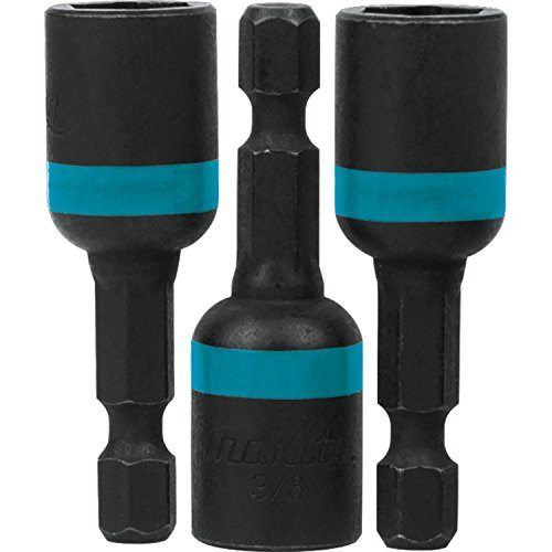 Makita A-97667 Impactx 3/8″ x 1-3/4″ Magnetic Nut Driver, 3 Pack