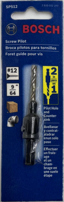 Bosch SP512 #12 Hex Shank Countersink Drill Bit
