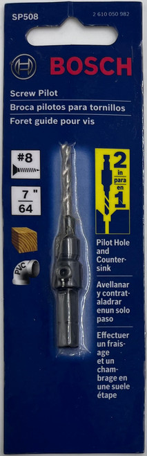 Bosch SP508#8 Hex Shank Countersink Drill Bit