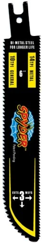 Spyder 200005 - 6"" 10 by 14 TPI Bore-Blade - Single Pack