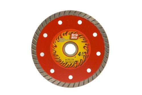 Grip-Rite GRTDB45I 4.5-Inch Industrial Turbo Rim Diamond Blade