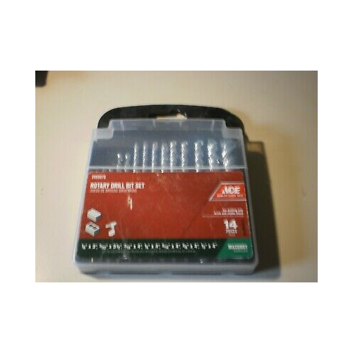 ACE 2469070 Rotary Drill Bit Set, 14-Pieces