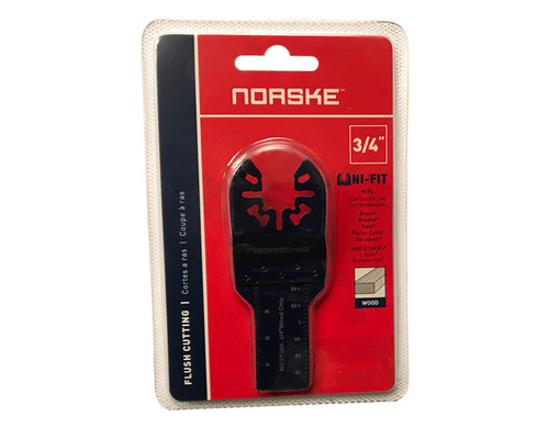 Norske NOTP200 Flush Cutting Oscillating Blade, 3/4"