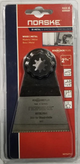 Norske NOTSLP341 StarLock Plus Wood/Metal Oscillating Blade, 2-9/16"