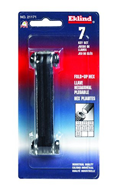 Eklind 20911 Classic Fold Up Hex Key Set 9 Count Eklind 20911 Classic Fold Up Hex Key Set 9 Count