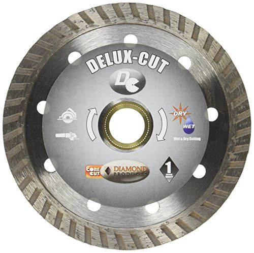 Diamond Products Core Cut 21134 Delux Cut Turbo Diamond Blade, 4-1/2" x 0.080" x 7/8"