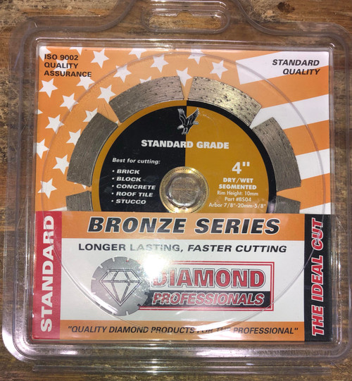 4" SEGMENTED DIAMOND SAW BLADE (EAGLE) BS04