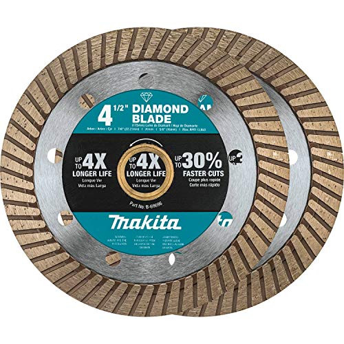 Makita B-69705 Turbo General Purpose Diamond Blade, 4-1/2", 2-Pack