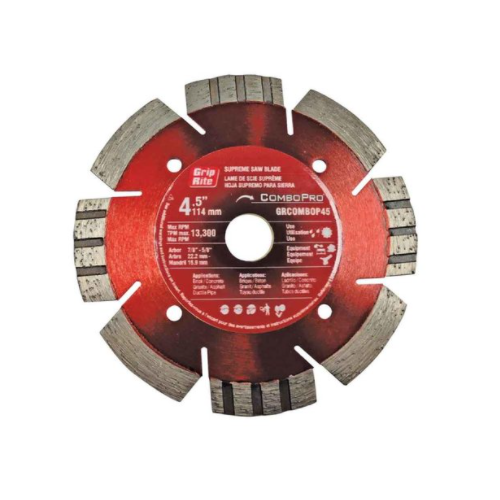 Grip Rite 4-1/2-in Wet or Dry Segmented Diamond Circular Saw Blade
