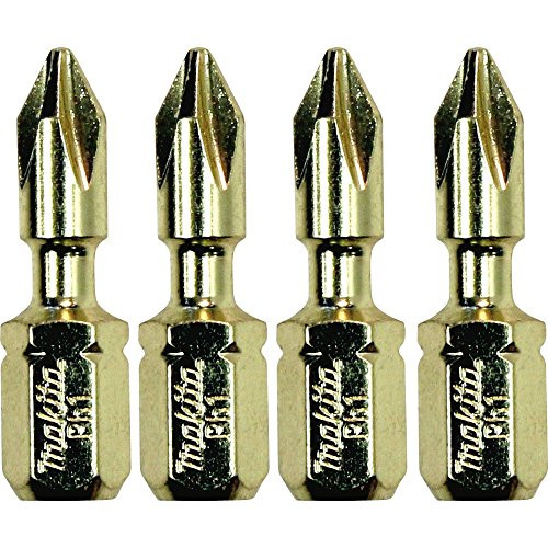Makita B-34936 Impact GOLD #1 Phillips Insert Bits, 1", 4-Pack